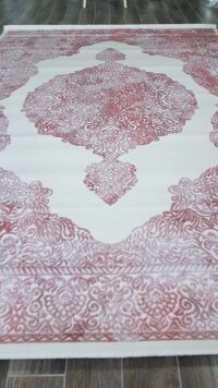 ORIENTALNY BAROKOWY dywan do salonu w stylu vintage GALAXY RAINBOW kremowy różowy 200x290 cm - obrazek 11