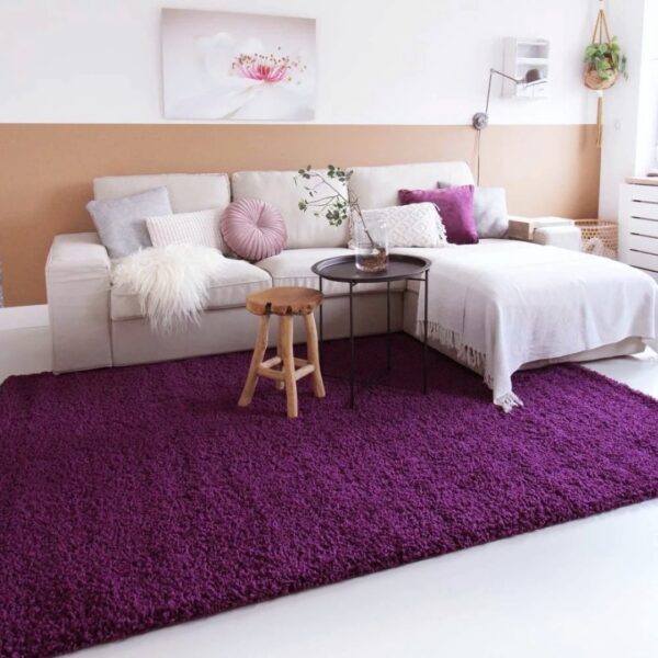 Puszysty dywan shaggy PACO HOME SKY intensywny FIOLETOWY 200x280 cm - obrazek 12
