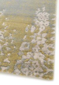 ORIENTALNY BELGIJSKI dywan w postarzanym stylu VINTAGE zielony, żółty 160x230 cm - obrazek 2