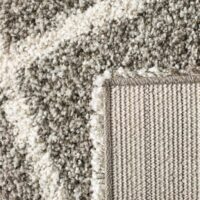 Nowoczesny dywan SAFAVIEH HUDSON SHAG GREY/IVORY w romby szary kremowy 90x150 cm - obrazek 12