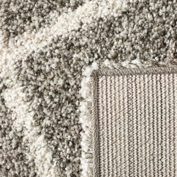 Nowoczesny dywan SAFAVIEH HUDSON SHAG GREY/IVORY w romby szary kremowy 90x150 cm - obrazek 12
