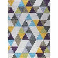 Nowoczesny, kolorowy, geometryczny dywan w romby, trójkąty 160x220 cm - obrazek 10