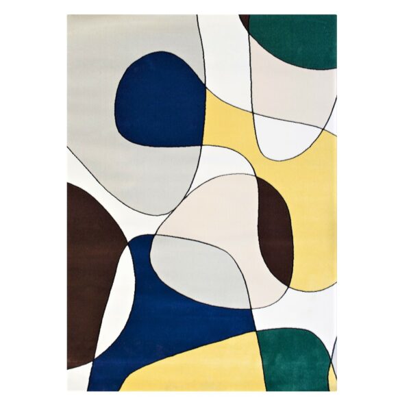 DESIGNERSKI NOWOCZESNY ABSTRAKCYJNY DYWAN DO SALONU Picasso kolorowy 200x300 cm - obrazek 15