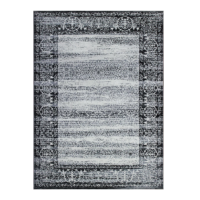 Dywan orientalny szary, grafitowy w postarzanym stylu VINTAGE 140x190 cm