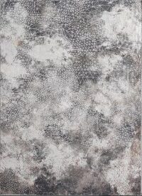 Nowoczesny, abstrakcyjny dywan w stylu GLAMOUR beżowy złoty 160x220 cm - obrazek 2