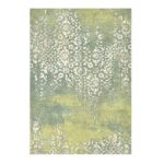 ORIENTALNY BELGIJSKI dywan w postarzanym stylu VINTAGE zielony, żółty 160x230 cm