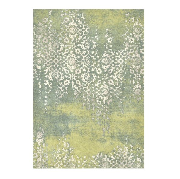 ORIENTALNY BELGIJSKI dywan w postarzanym stylu VINTAGE zielony, żółty 160x230 cm - obrazek 12