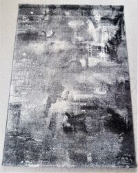 Dywan nowoczesny abstrakcyjny PACO HOME CANVAS artystyczne płótno. Szary, czarny, biały - obrazek 6