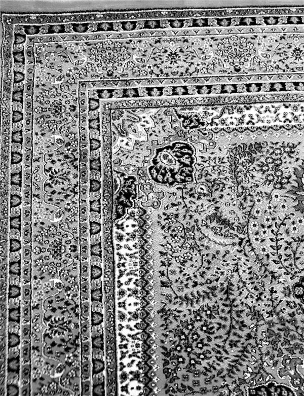DYWAN ORIENTALNY PERSKI klasyczny szary kremowy czarny 200x290 cm - obrazek 7