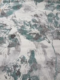 Belgijski dywan z motywem liści w kolorze kremowym i zielonym 133x195 cm - obrazek 11