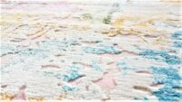 Orientalny dywan barokowy w postarzanym stylu GALAXY RAINBOW kolorowy 160x230 cm - obrazek 9