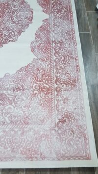 ORIENTALNY BAROKOWY dywan do salonu w stylu vintage GALAXY RAINBOW kremowy różowy 200x290 cm - obrazek 12