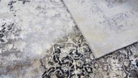 NOWOCZESNY, LŚNIĄCY, BAROKOWY DYWAN GLAMOUR DO SALONU, SYPIALNI, BIURA w postarzanym stylu vintage. Beżowy złoty czarny 140x190 cm, 160x220 cm - obrazek 6