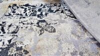NOWOCZESNY, LŚNIĄCY, BAROKOWY DYWAN GLAMOUR DO SALONU, SYPIALNI, BIURA w postarzanym stylu vintage. Beżowy złoty czarny 140x190 cm, 160x220 cm - obrazek 7