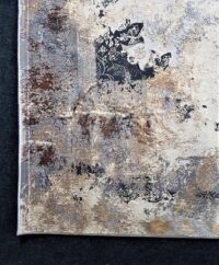 NOWOCZESNY, LŚNIĄCY, BAROKOWY DYWAN GLAMOUR DO SALONU, SYPIALNI, BIURA w postarzanym stylu vintage. Beżowy złoty czarny 140x190 cm, 160x220 cm - obrazek 10