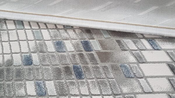 NOWOCZESNY DYWAN AKRYLOWY o dwupoziomowej wysokości włosia. GREY BLUE 160x230 cm - obrazek 10