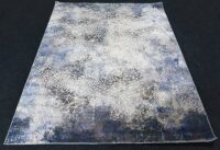Lśniący, abstrakcyjny dywan w stylu GLAMOUR niebieski złoty 140x190 cm - obrazek 8
