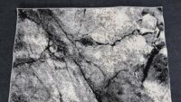 Dywan w stylu INDUSTRIALNYM, LOFT, imitacja marmuru szary czarny 120x180 cm - obrazek 8