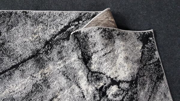 Dywan w stylu INDUSTRIALNYM, LOFT, imitacja marmuru szary czarny 120x180 cm - obrazek 5