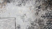 Nowoczesny, abstrakcyjny dywan w stylu GLAMOUR beżowy złoty 160x220 cm - obrazek 10