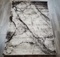 Dywan w stylu INDUSTRIALNYM, LOFT, imitacja marmuru beżowy czarny 120x180 cm - obrazek 5