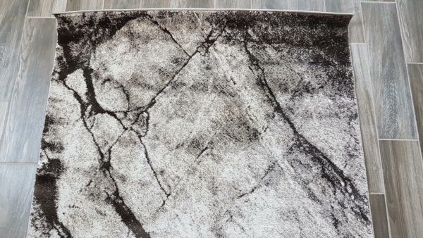 Dywan w stylu INDUSTRIALNYM, LOFT, imitacja marmuru beżowy czarny 120x180 cm - obrazek 6
