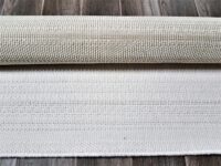 Przytulny etniczny PLECIONY DYWAN SZNURKOWY BOHO skandynawski biały ecru 120x150 cm - obrazek 4
