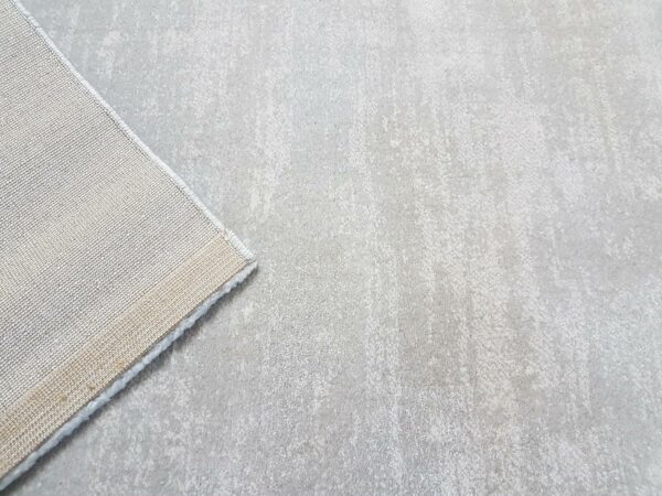 ELEGANCKI NOWOCZESNY DYWAN DO SALONU BELGIJSKI PREMIUM szary, kremowy melanż HYKKON ALSAN GREY 140x200 cm - obrazek 10