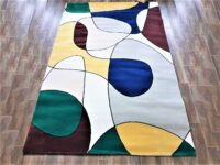 DESIGNERSKI NOWOCZESNY ABSTRAKCYJNY DYWAN DO SALONU Picasso kolorowy 200x300 cm