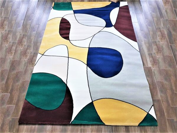 DESIGNERSKI NOWOCZESNY ABSTRAKCYJNY DYWAN DO SALONU Picasso kolorowy 200x300 cm - obrazek 8