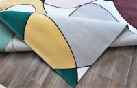 DESIGNERSKI NOWOCZESNY ABSTRAKCYJNY DYWAN DO SALONU Picasso kolorowy 200x300 cm - obrazek 4
