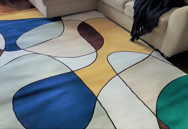 DESIGNERSKI NOWOCZESNY ABSTRAKCYJNY DYWAN DO SALONU Picasso kolorowy 200x300 cm - obrazek 14