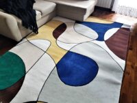 DESIGNERSKI NOWOCZESNY ABSTRAKCYJNY DYWAN DO SALONU Picasso kolorowy 200x300 cm - obrazek 2