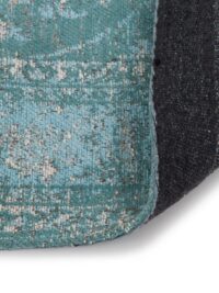 WESTWING PALERMO Dywan bawełniany szenilowy orientalny perski w stylu VINTAGE turkusowy niebieski zielony 120x180 cm - obrazek 4