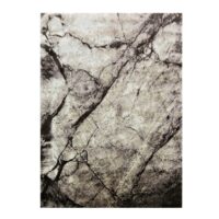 Dywan w stylu INDUSTRIALNYM, LOFT, imitacja marmuru beżowy czarny 120x180 cm