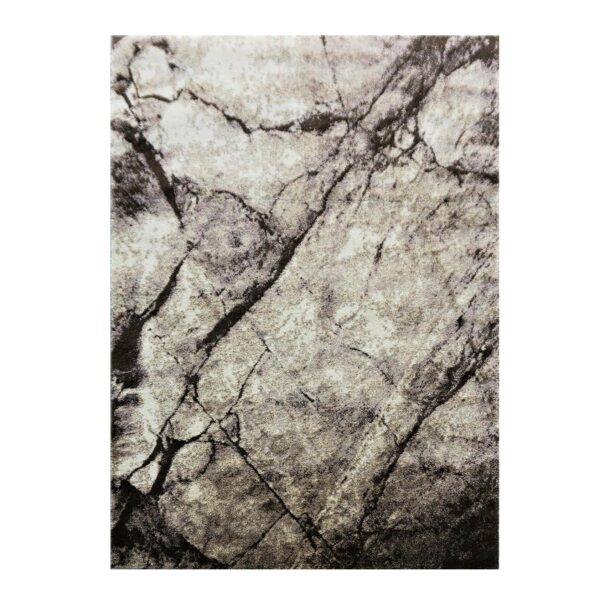 Dywan w stylu INDUSTRIALNYM, LOFT, imitacja marmuru beżowy czarny 120x180 cm - obrazek 4