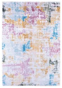 Orientalny dywan barokowy w postarzanym stylu GALAXY RAINBOW kolorowy 160x230 cm - obrazek 5