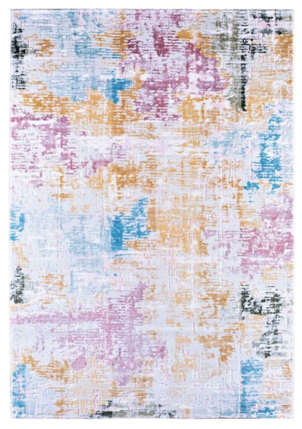 Orientalny dywan barokowy w postarzanym stylu GALAXY RAINBOW kolorowy 160x230 cm - obrazek 5