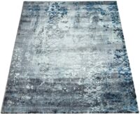 Nowoczesny, niebieski dywan w postarzanym, orientalnym stylu PACO HOME VICTORY 160x230 cm - obrazek 8