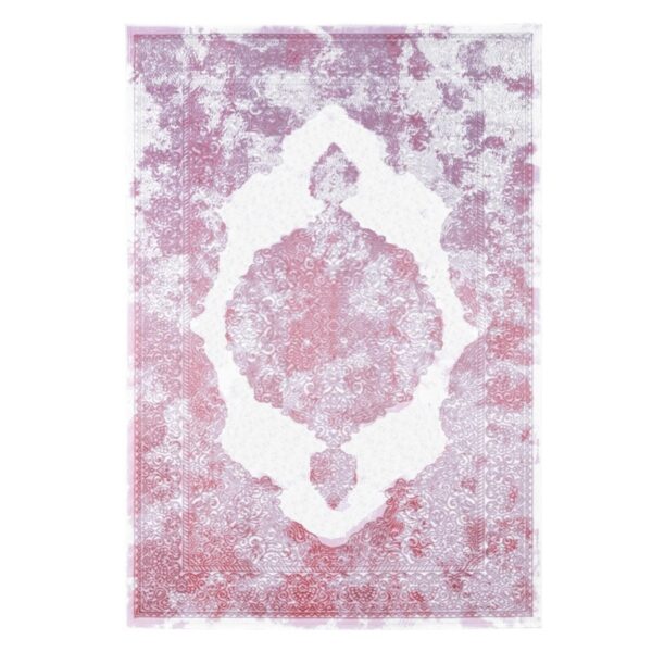 ORIENTALNY BAROKOWY dywan do salonu w stylu vintage GALAXY RAINBOW kremowy różowy 200x290 cm - obrazek 13