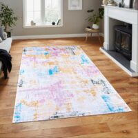 Orientalny dywan barokowy w postarzanym stylu GALAXY RAINBOW kolorowy 160x230 cm