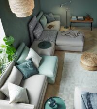 Dywan IKEA FAKSE z długim włosiem kremowy 200x250 cm - obrazek 7