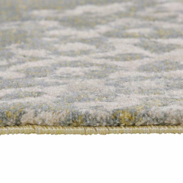 ORIENTALNY BELGIJSKI dywan w postarzanym stylu VINTAGE zielony, żółty 160x230 cm - obrazek 3