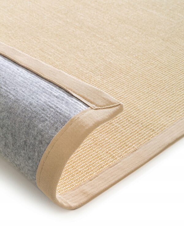 NOWOCZESNY NATURALNY DYWAN SIZALOWY Z BORDIURĄ BENUTA NATURALS SISAL w kolorze kremowym 140x200 cm - obrazek 2