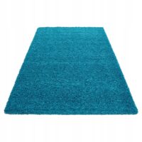 JEDNOBARWNY PRZYTULNY DYWAN DO BIURA SALONU turkusowy PACO HOME SKY 250 240x320 cm - obrazek 4