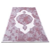 ORIENTALNY BAROKOWY dywan do salonu w stylu vintage GALAXY RAINBOW kremowy różowy 200x290 cm - obrazek 14