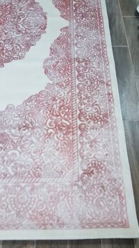 ORIENTALNY BAROKOWY dywan do salonu w stylu vintage GALAXY RAINBOW kremowy różowy 200x290 cm - obrazek 6