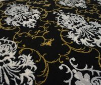 Nowoczesny dywan barokowy, orientalny w stylu GLAMOUR, czarny złoty 120x180 cm - obrazek 9