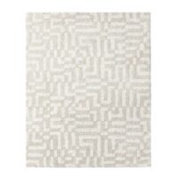 Dywan IKEA FAKSE z długim włosiem kremowy 200x250 cm