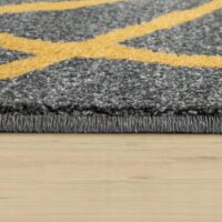 PACO HOME PATTERN Nowoczesny dywan do salonu szary żółty w przecinające się, nieregularne linie 200x290 cm - obrazek 5